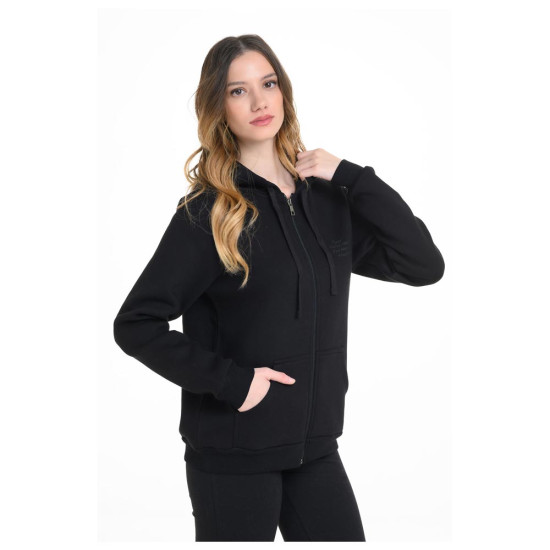 Target Γυναικεία ζακέτα Fleece Hoodie Jacket ''Vibes''